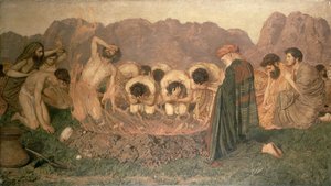 エリヤの犠牲 作： Albert Joseph Moore